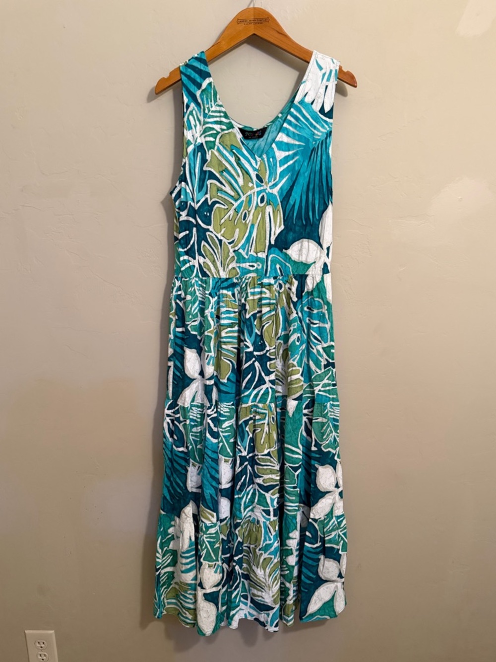 Jams World tropical print dress size medium - Picture 2 of 8